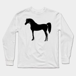 Black Arabian Long Sleeve T-Shirt